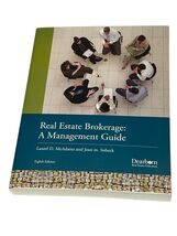 REAL ESTATE BROKERAGE: A MANAGEMENT GUIDE By Laurel D. Mcadams &amp; Joan M.... - $17.05