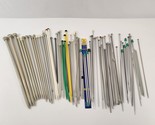 Knitting Needle Lot 80+ Pieces Assorted Sizes Gauges Plastic Inox Aero more - £30.60 GBP