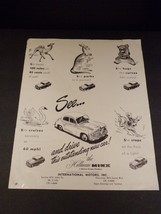 The Hillman Minx Sales Brochure 1950 - $86.22 CAD
