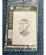 NMI Stitch A Card Counted Cross Stitch &quot;Thinking Of You&quot; *NEW ff1 - $202.39 MXN