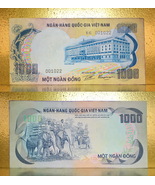 Vietnam 1972 RVN Money 1000.00 Dong Banknotes - £10.29 GBP