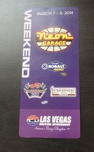 NASCAR Neon Garage Purple Weekend Pass March 7-9 2014 MINT - £10.05 GBP