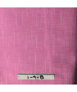 Fabrics Basket Weave Pattern Dark Pink Made In USA (1-9-8) - £7.77 GBP