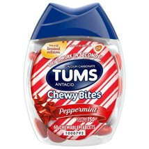 TUMS CHEWY BITES PEPPERMINT EXTRA STRENGTH CHEWABLE ANTACID FOR HEARTBUR... - $24.75