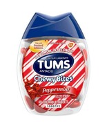 TUMS CHEWY BITES PEPPERMINT EXTRA STRENGTH CHEWABLE ANTACID FOR HEARTBUR... - £19.46 GBP