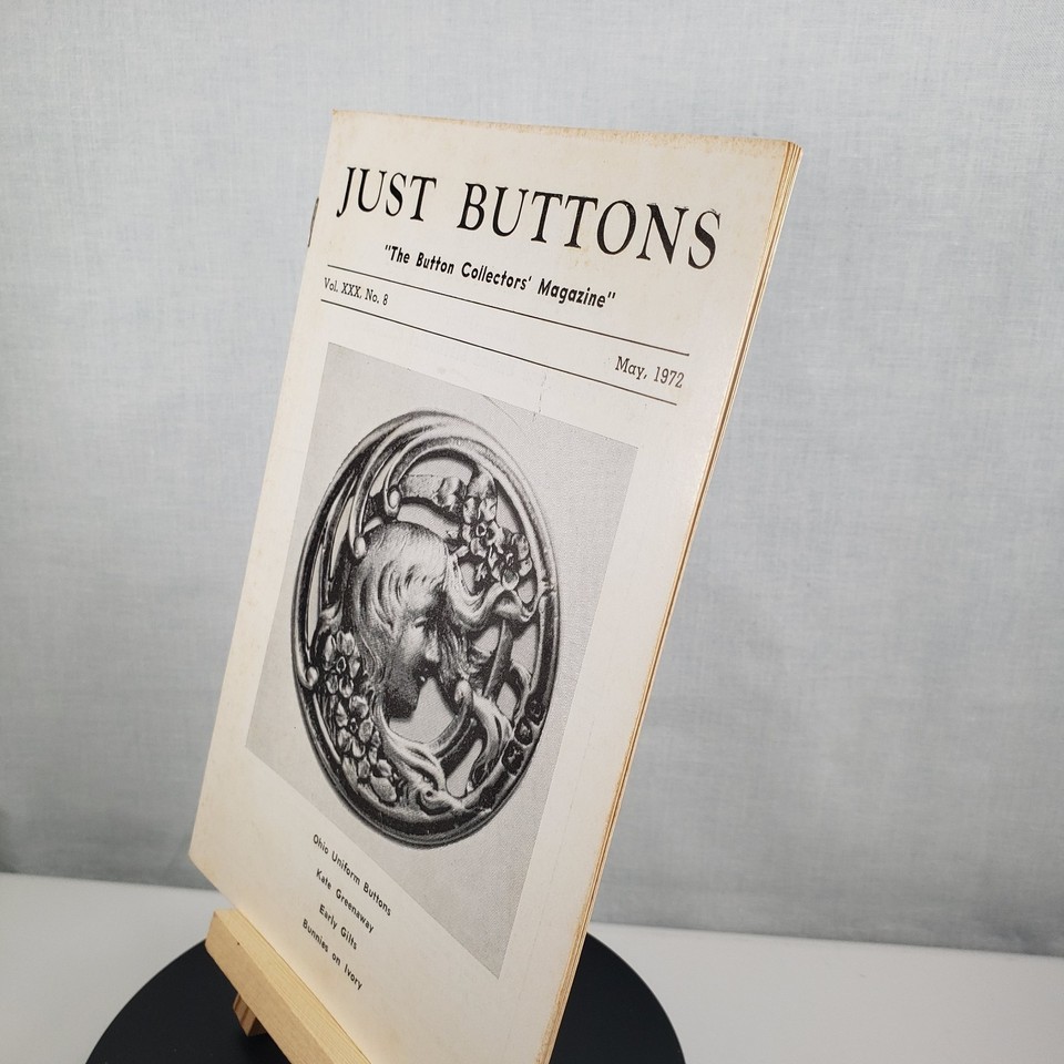 Just Buttons May 1972 "The Button Collectors' Magazine" Vol 30 No. 8 Item image 5