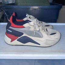 Size 8.5 - PUMA RS-X Hard Drive Tan Red Blue Mesh Running Hike Shoes 369... - $34.40