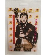 PAUL McCARTNEY - ORIGINAL CONCERT TOUR LAMINATE BACKSTAGE PASS **LAST ONE** - $20.00