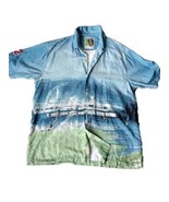 Tommy Bahama Jackie Robinson Dodgers MLB Baseball ButtonUp Shirt Mens L ... - £194.69 GBP