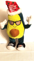 Gemmy Singing Dancing Avocado Plush Christmas I Love Guacamole - £40.05 GBP