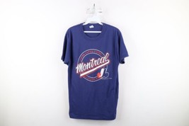 Vtg 80s Champion Mens Large Faded Spell Out Montreal Expos Baseball T-Shirt USA - £69.87 GBP