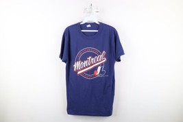 Vtg 80s Champion Mens Large Faded Spell Out Montreal Expos Baseball T-Shirt USA - $89.05