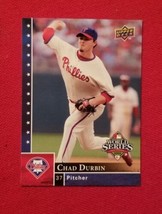 2008 UD World Series Champions Chad Durbin Philadelphia Phillies Box Set #PP-23 - £1.44 GBP