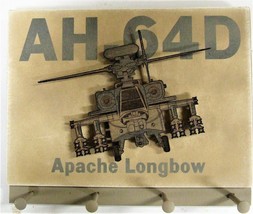 U.S. Military Boeing AH-64D Apache - &quot;Longbow&quot; Helicopter Keychain Displ... - £15.54 GBP