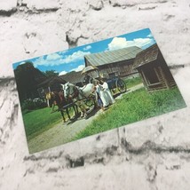 Vintage Postcard The Yankee Peddler Cabot Vermont Collectible Travel Horses - £4.48 GBP