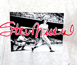 Vintage Stan Musial T Shirt St Louis Cardinals USA XXL RARE Champion Graphic MLB - $15.11