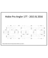 2015-2016 Hobie Pro Angler 17T Kayak Boat EVA Foam Deck Floor Pad Flooring - $382.65 CAD