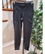 Mono B Women&#39;s Solid Black Polyester High Rise Skinny Leg Casual Legging... - $39.39 CAD