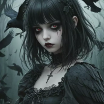 Ravenborne Gothic Witch Spirit, Protection, Spiritual Guidance, Spirit B... - $59.99