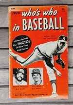 Who&#39;s Who in Baseball 1974 59th Edition Nolan Ryan Pete Rose Reggie Jackson - £4.30 GBP