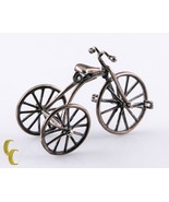 Vintage Miniature Méduse Oro Argent Poupée Tricycle - $4,984.35 MXN