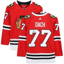 KIRBY DACH Autographed Chicago Blackhawks Authentic Adidas Red Jersey FA... - £312.08 GBP