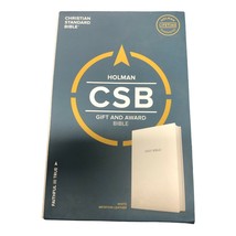 CSB Gift and Award Bible, White by Bible by Holman 2017 Imitation Leather - £10.21 GBP