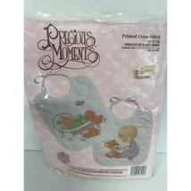 Janlynn Precious Moments Baby Bibs Cross Stitch Kit Gloria & Pat 131-02 1992 - $12.59