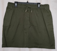 New Womens Croft &amp; Barrow Dark Green Pull On Skirt W/ Pockets Size Pxl - £21.91 GBP