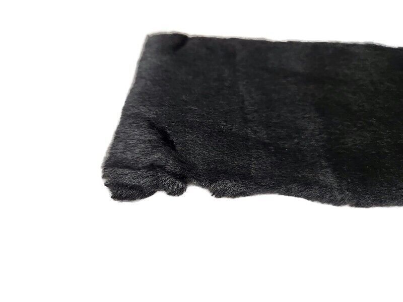 Fur Trim - 4&quot; Wide Black Fur Trims Faux Fake Fur Trimming By the Yard M4... - $8.99