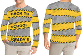 Back To School  T-Shirt Long Sleeve For Men - £17.07 GBP