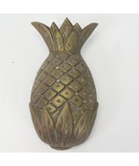 Brass Door Entrance Knocker Pineapple Solid Vintage 6&quot; x 3” Heavy Duty K... - $778.75 MXN