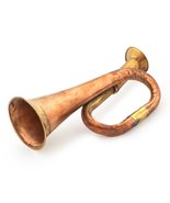 Pure Brass Bugle to Play Usable Bugle For Blowing Military Cavalry Horn - $19.60