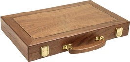 Open Box! 15&quot; Orion Craft Wood Backgammon Set - Walnut Burl - £47.25 GBP