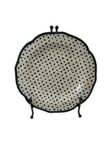 The Pioneer Woman Retro Polka Dot 1 Dinner Plate 10.5&quot; Dark Green - £6.69 GBP