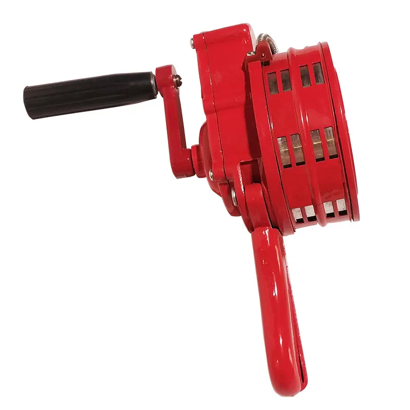 Manual Emergency Alarm with Aluminum Hand Crank, Outdoor Siren Alarm, Loud, 110d - £104.56 GBP