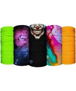 5 Pack Sun Protection Face Shield Multi Use Bandanas for Women Stylish a... - $12.86