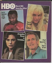 ORIGINAL Vintage Mar 1985 HBO Guide Magazine Daryl Hannah Splash Larry Holmes - £23.25 GBP