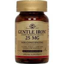 Solgar Gentle Iron Vegetable Capsules, 90 Count - $13.49