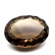 Huge collectible 154Ct Natural Smoky Quartz Crystal Oval Gemstone - £53.89 GBP