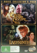 The Dark Crystal + Labyrinth DVD | Jim Henson&#39;s | Region 4 - £10.67 GBP