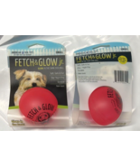 AMERICAN DOG TOYS Fetch and Glow Ball Dog Toy for SM Dogs 2PCK, Assorted - $9.89
