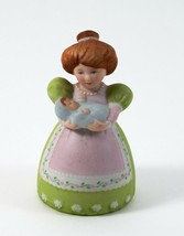 Avon Mother And Child Ceramic Bell 1988 Baby Boy Grandmother Mother - £7.97 GBP