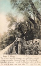 Lago Di Come Italia ~ Strada Di Montagna ~1900s Foto Cartolina - £7.08 GBP