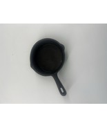 Vintage  Cast Iron Small 6 1/2 inch Skillet  Black Kitchen Cooking - $10.40