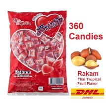 360 Candies HEARTBEAT RAKAM Tropical Thai Fruit Flavor Heart Shape SWEET... - £30.42 GBP