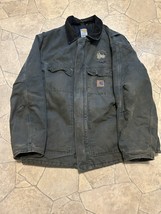 Carhartt Men’s Jacket C26 MOS Moss Green Duck Arctic Quilt Lined Chore C... - €136,62 EUR