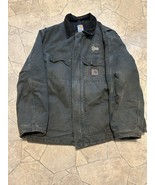 Carhartt Men’s Jacket C26 MOS Moss Green Duck Arctic Quilt Lined Chore C... - €137,08 EUR