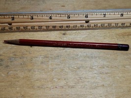 Vintage Eberhard Faber Colorbrite Pencil Med Red 2126 Wooclinched Usa Made - £12.61 GBP