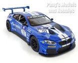 2016 BMW M6 GT3 1/24 Scale Diecast Model by Showcasts - Blue - $29.69